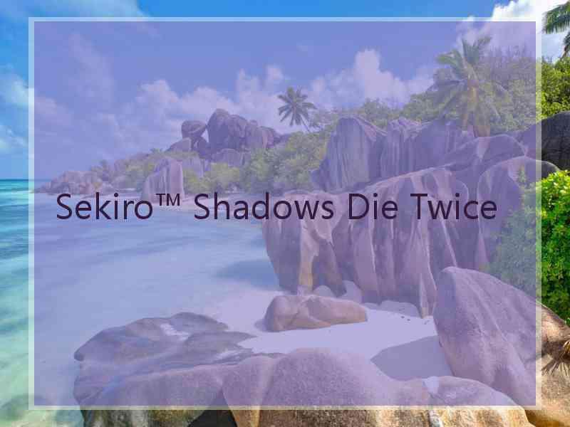 Sekiro™ Shadows Die Twice