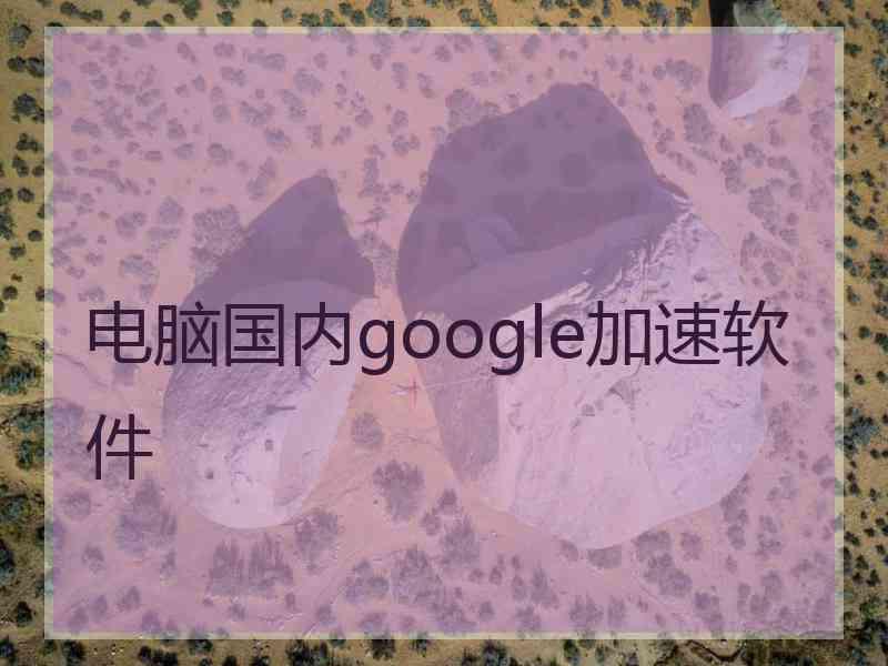 电脑国内google加速软件