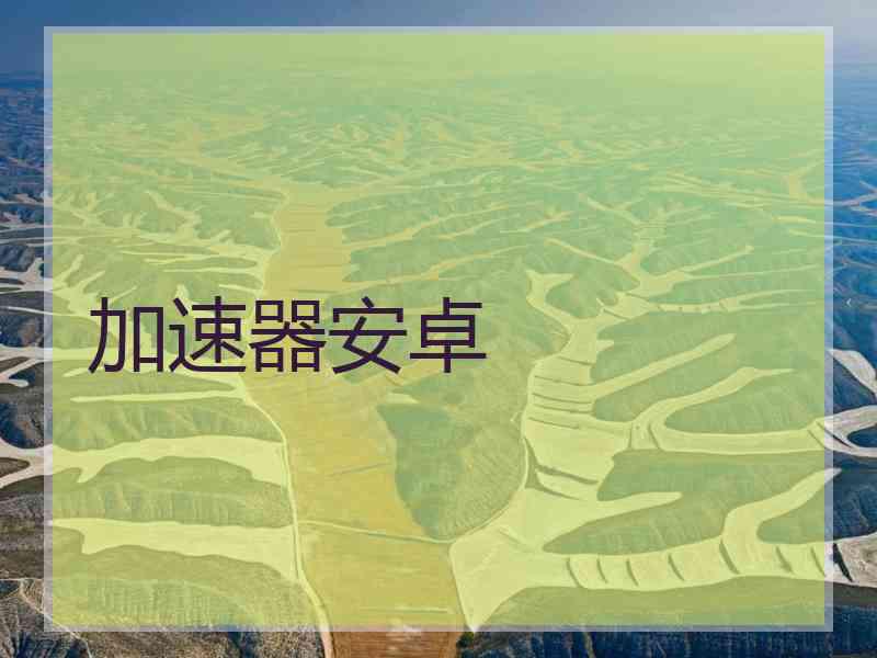 加速器安卓