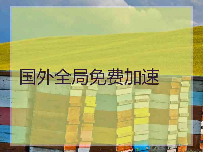 国外全局免费加速