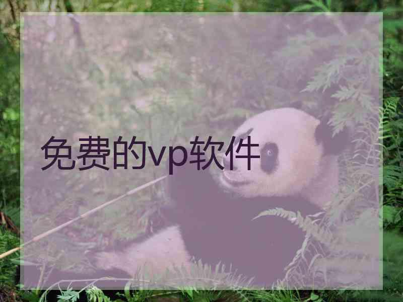免费的vp软件