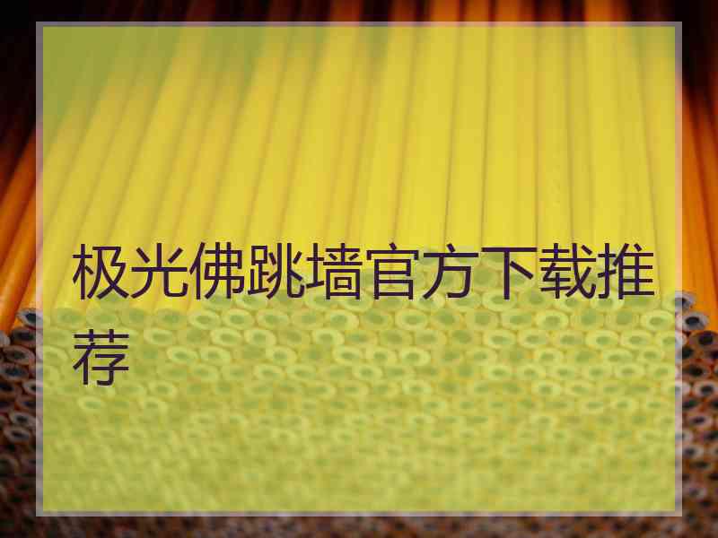 极光佛跳墙官方下载推荐
