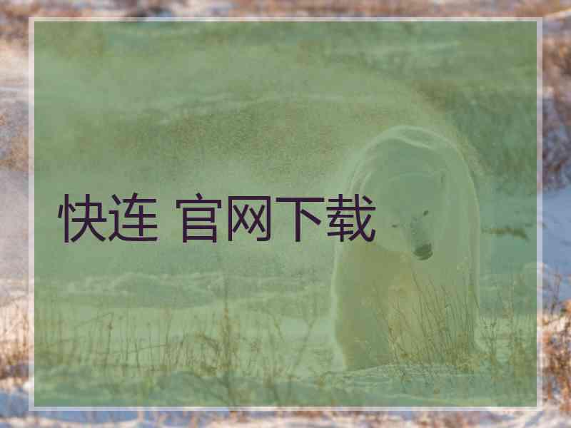 快连 官网下载
