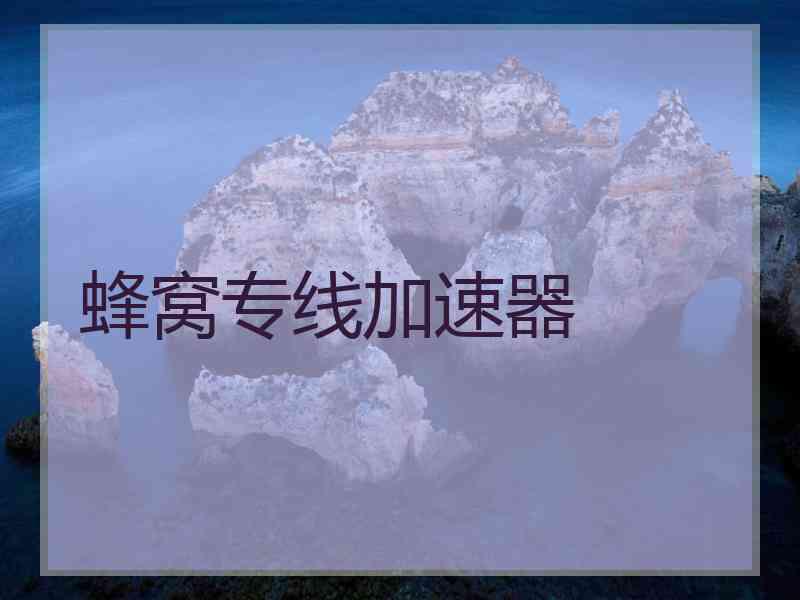 蜂窝专线加速器
