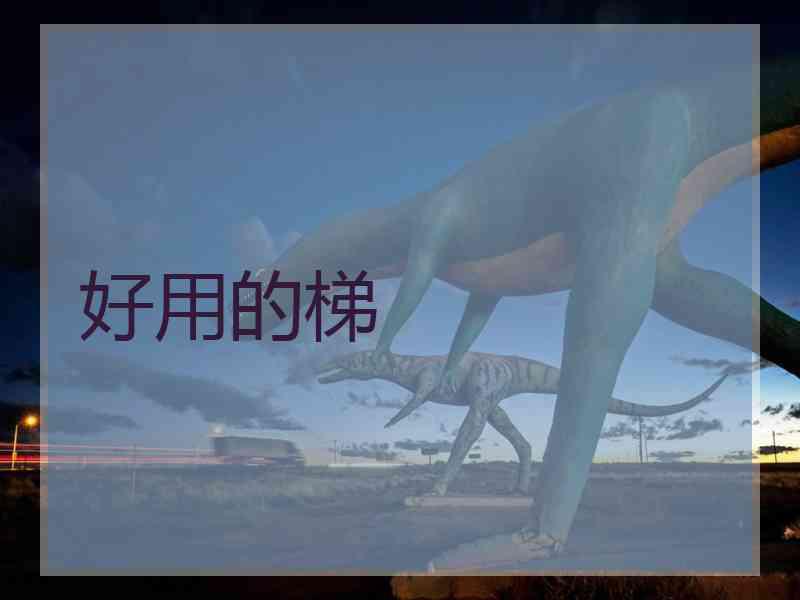 好用的梯