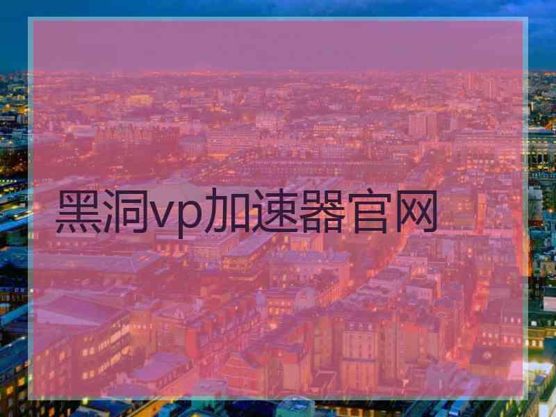 黑洞vp加速器官网