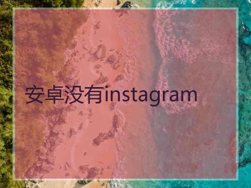 安卓没有instagram
