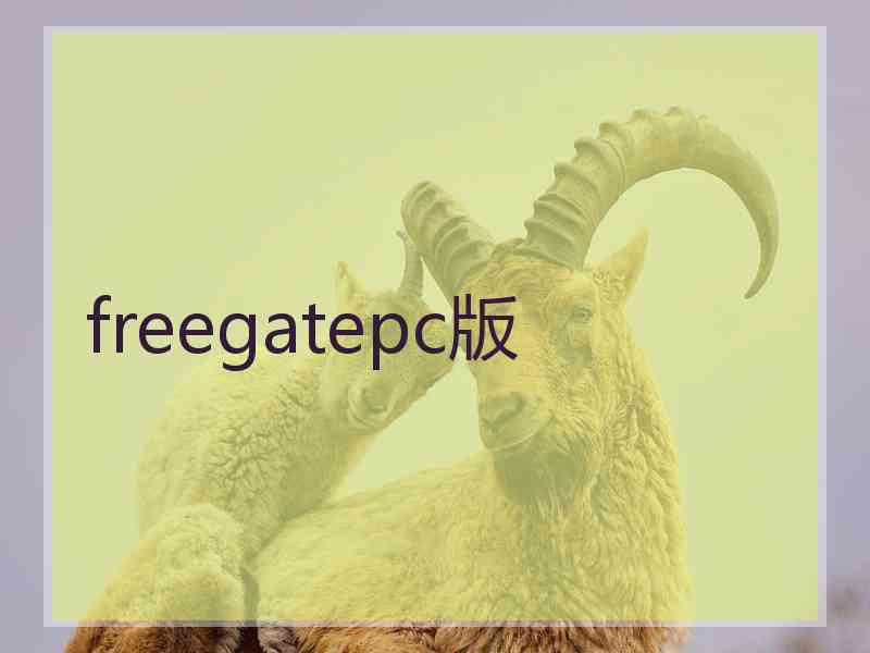 freegatepc版