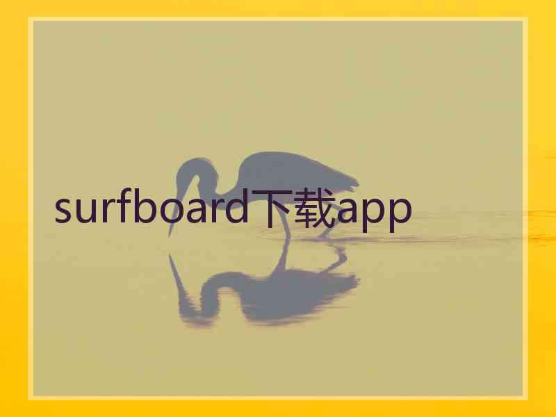 surfboard下载app