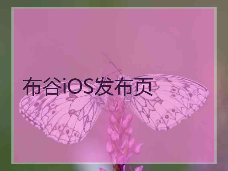 布谷iOS发布页