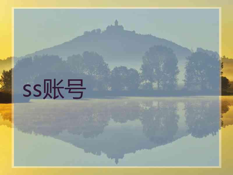 ss账号
