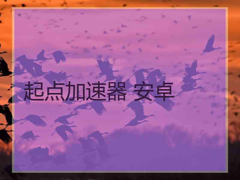 起点加速器 安卓