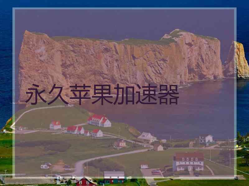 永久苹果加速器