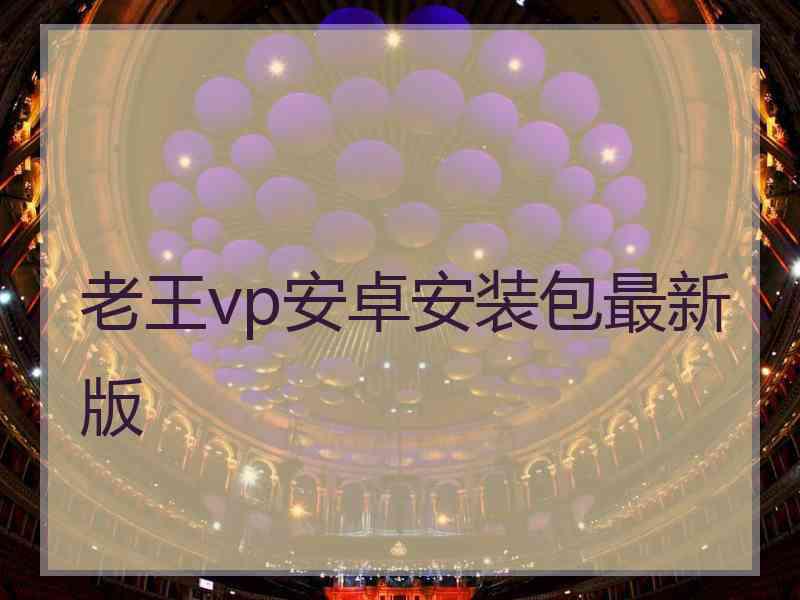 老王vp安卓安装包最新版