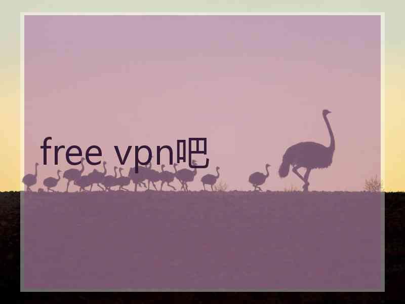 free vpn吧