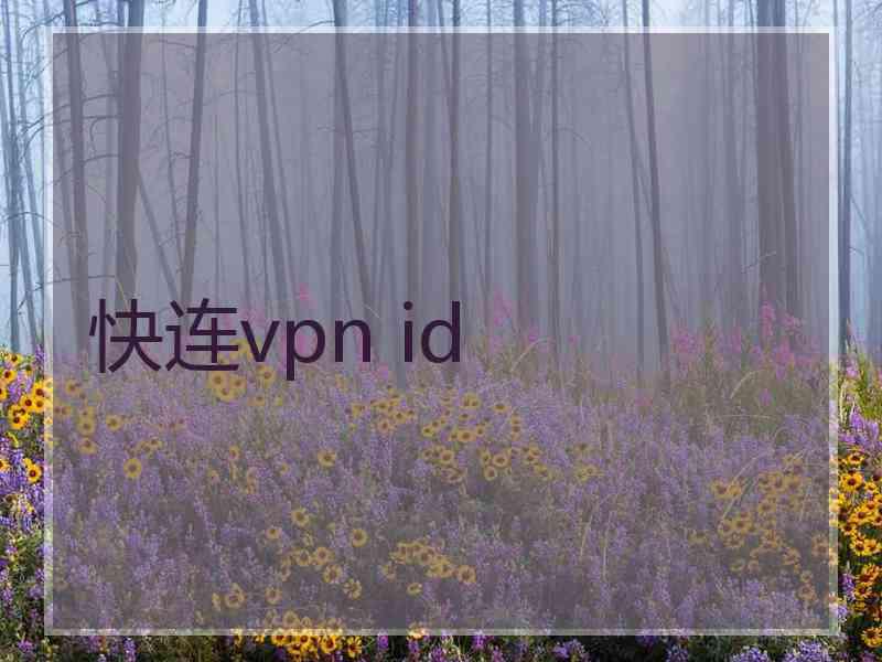快连vpn id