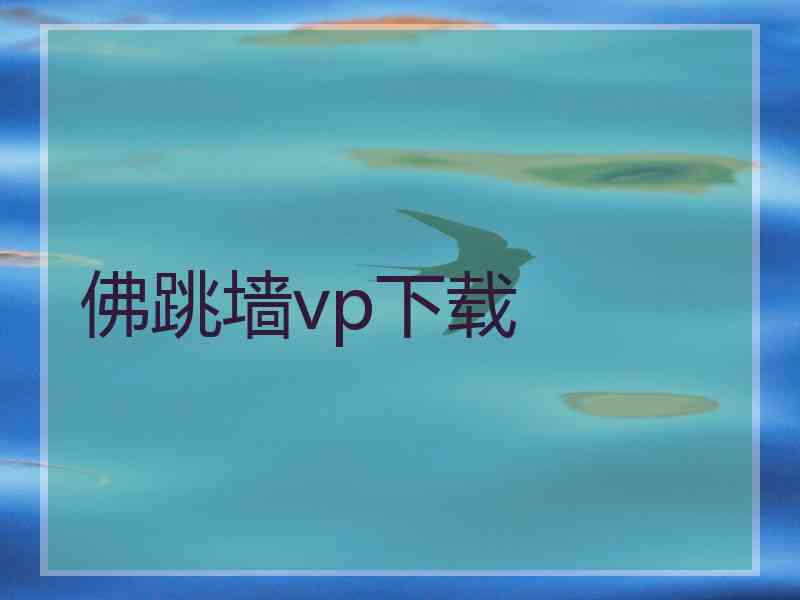 佛跳墙vp下载