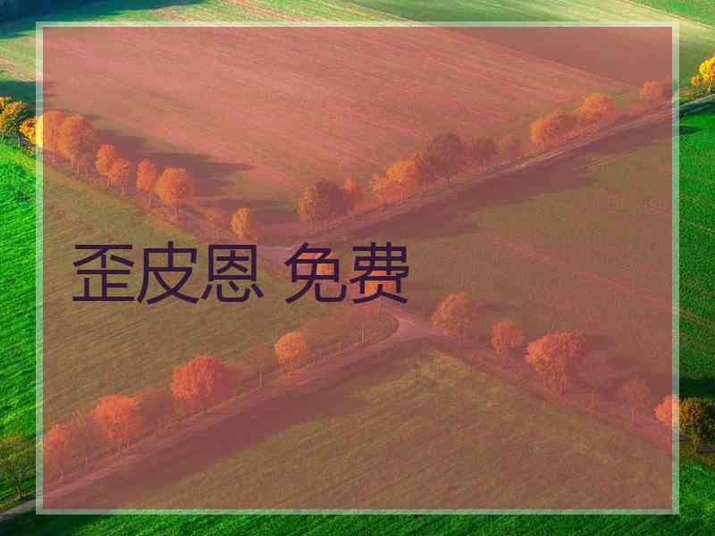 歪皮恩 免费