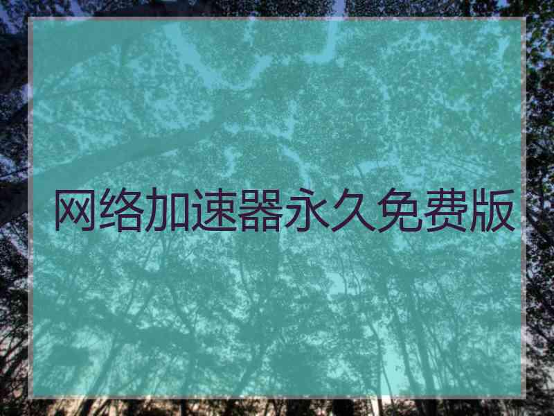 网络加速器永久免费版