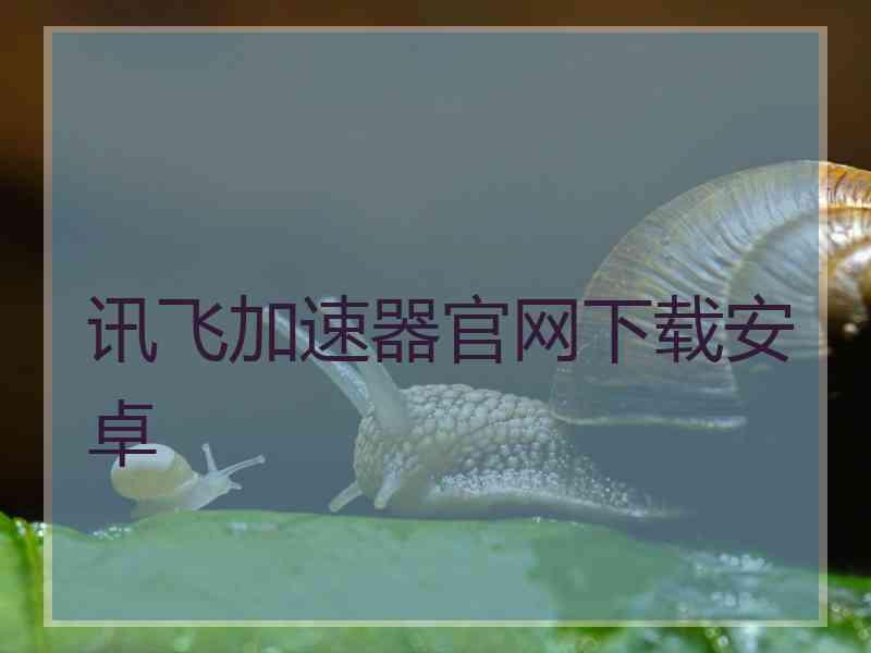 讯飞加速器官网下载安卓