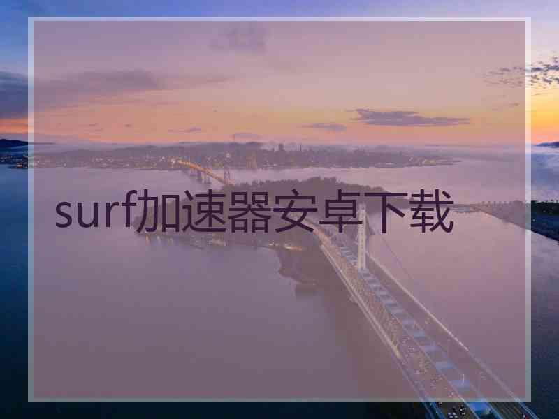 surf加速器安卓下载