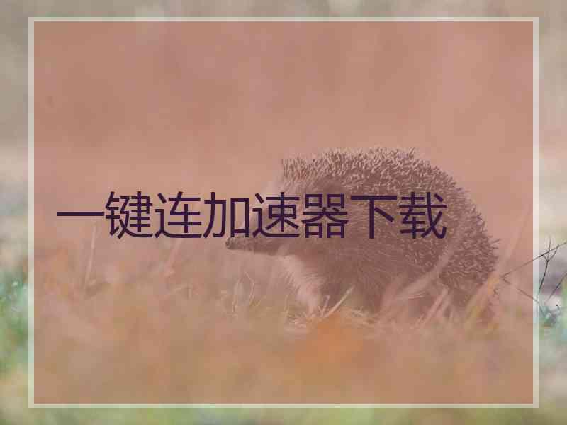 一键连加速器下载