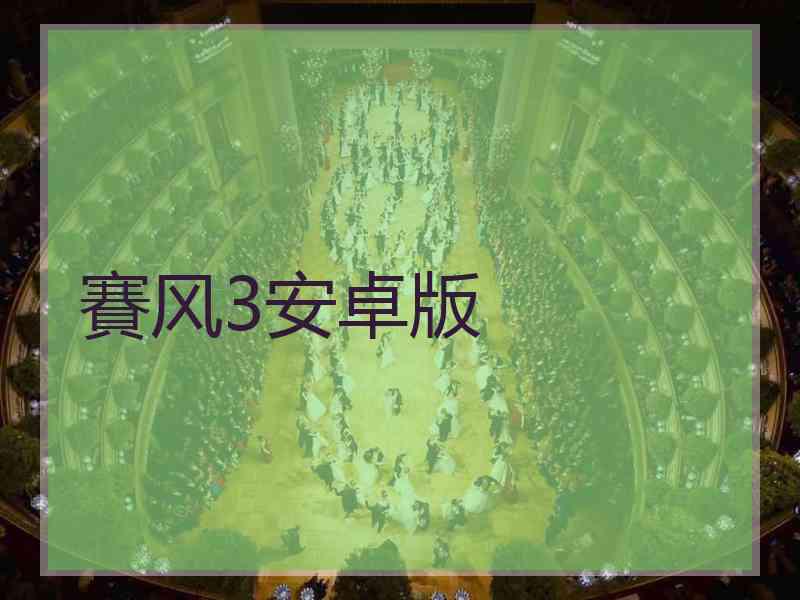 賽风3安卓版