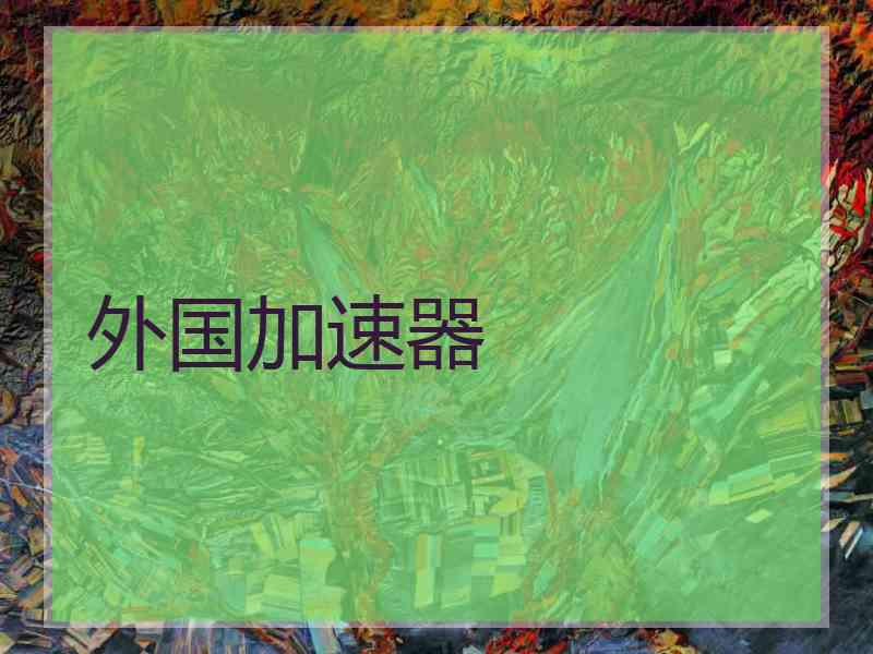 外国加速器