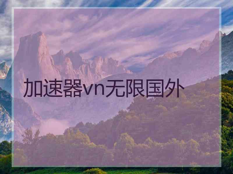 加速器vn无限国外