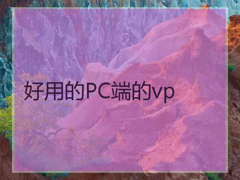 好用的PC端的vp